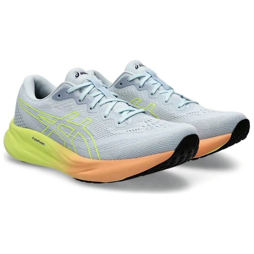 Asics Gel Pulse 15 - Cool Grey/Safety Yellow - (1011B780-021) Men's Shoes Size 8